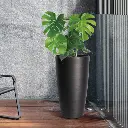 Obsidian Grey-Pot Contemporary Round.webp