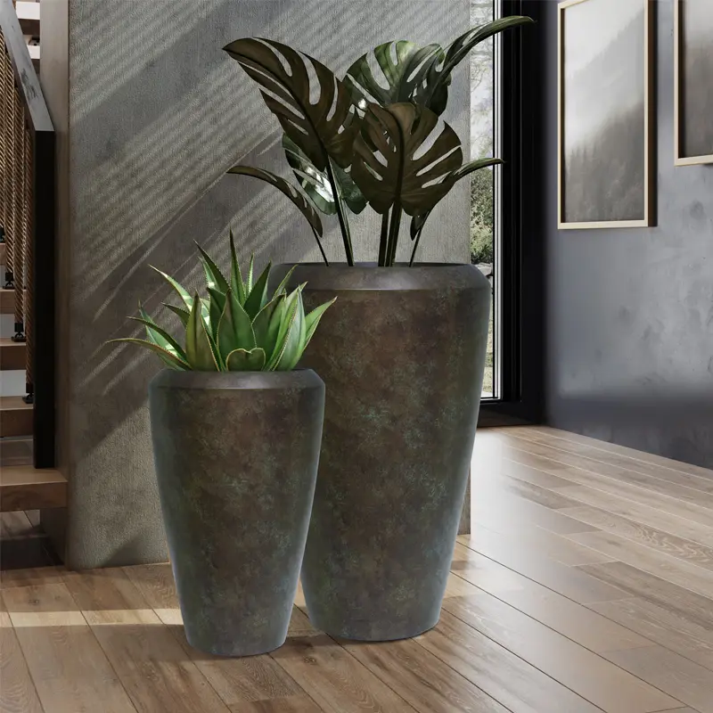 Pot Linford Tall-Patina Metal.webp