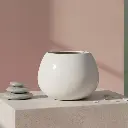 पॉट पेटा मटकी व्हाइट